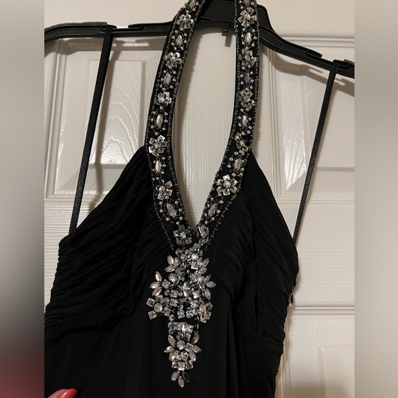 Black with crystal detailing prom dress - Picture 2 of 5